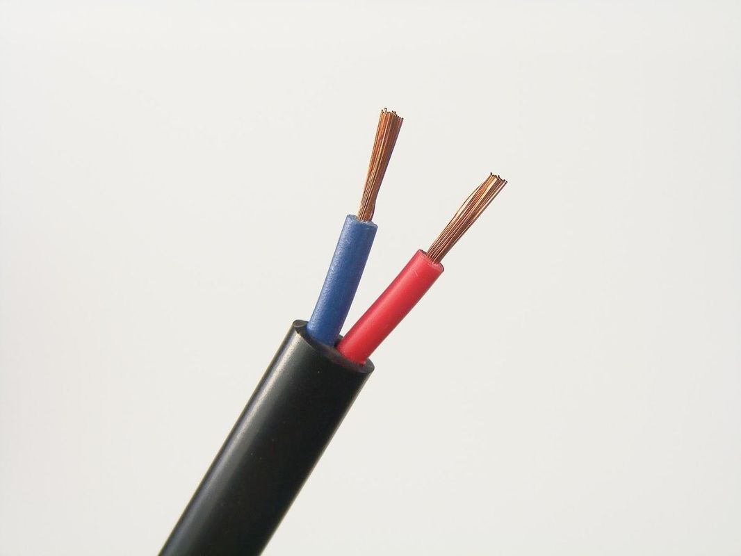 Stranded Copper Flexible Cable Two Core And Earth Cable 300V/550V
